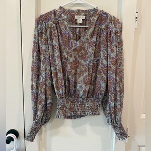 Rachel Zoe Multicolor Paisley Blouse
